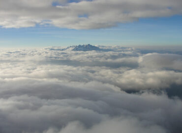 Volcán El Altar desde la cumbre del Tungurahua