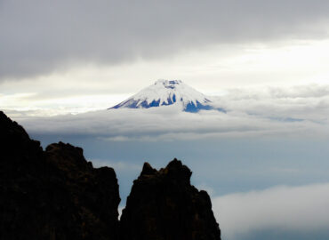 Vista del Volcán Cotopaxi desde los Ilinizas