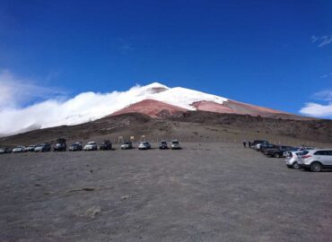Parqueo del Refugio Jose Ribas, Volcán Cotopaxi