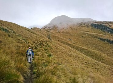 Una larga caminata y buen entrenamiento, Volcán Imbabura