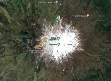 Mapa del Cayambe