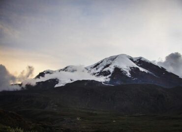 Volcán Chimborazo, cara norte, cumbres Nicolás Martínez, Politécnica, Whymper y Veintimilla