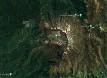 Mapa del Guagua Pichincha